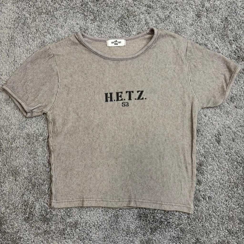 Kids Striped Gray T-Shirt